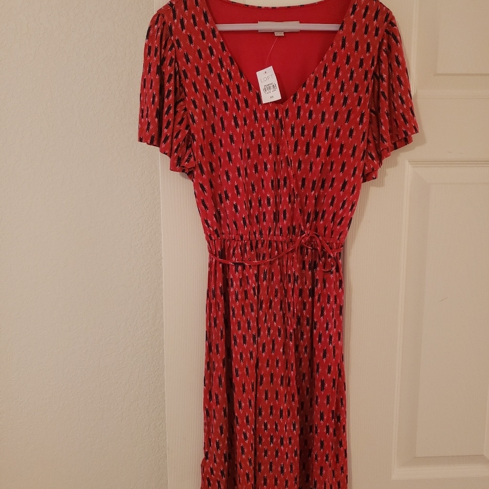 New with tag Loft ikat dress